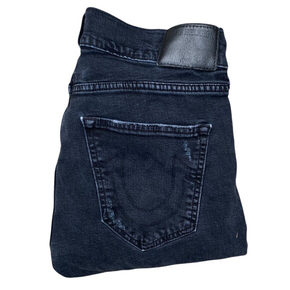 True Religion Jeans Size 31 ROCCO Black Classic Slim - Picture 1 of 4